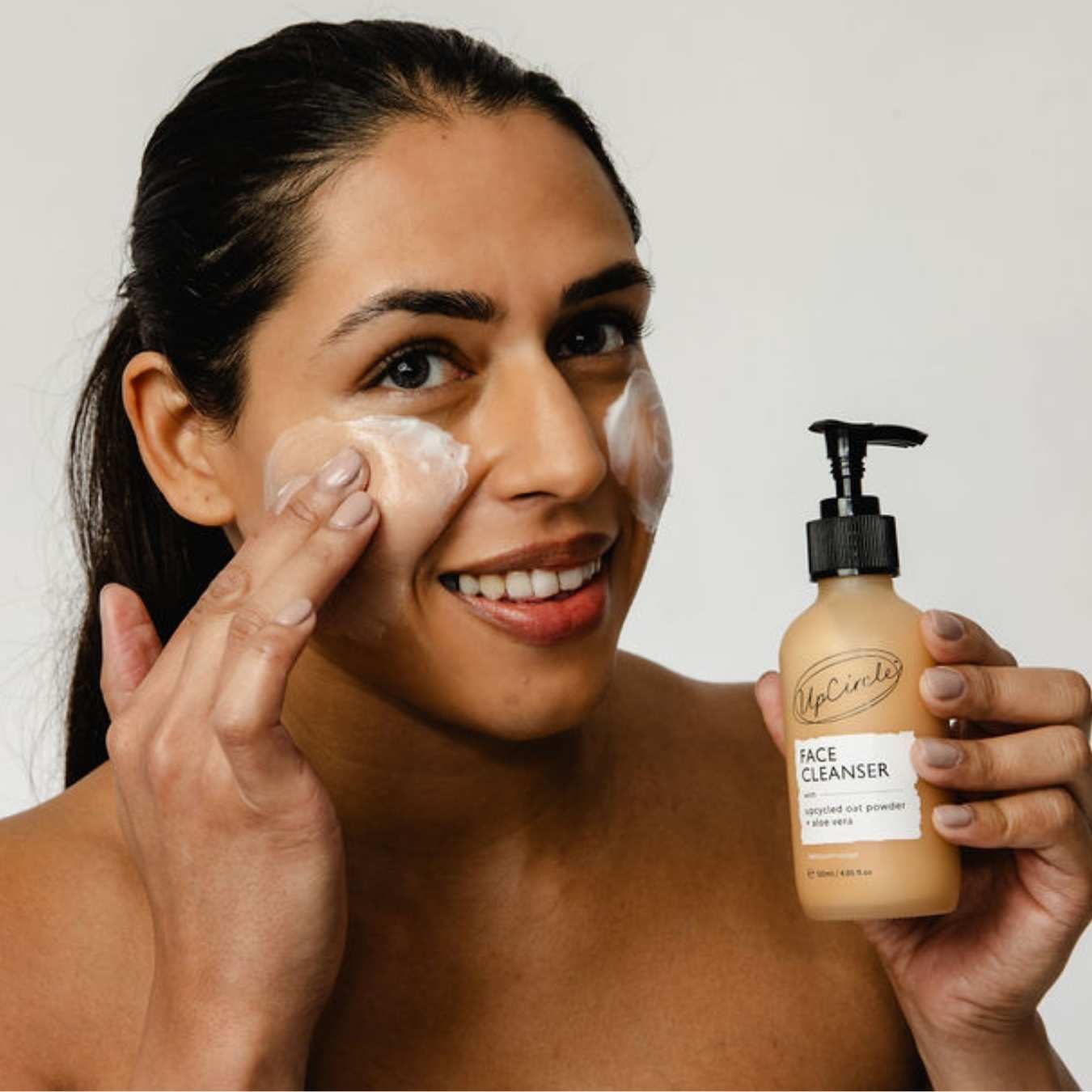 Cleansing Face Milk with Oat Powder + Aloe Vera
